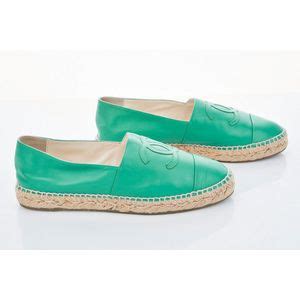 green chanel espadrilles|Chanel espadrilles women.